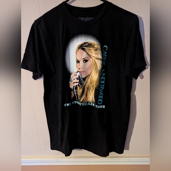 Carrie Underwood The Storyteller Tour T Shirt Size M Black Official Band Merch - Picture 1 of 6